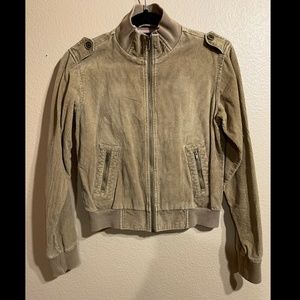 Billabong – Tan Corduroy Zip-Up Jacket
